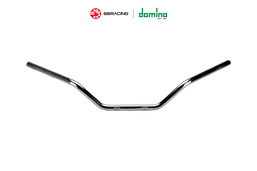 Ghi Đông Domino Thép High Ø 22 Chrome