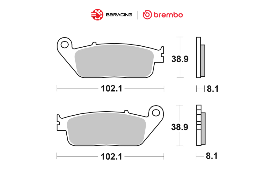 Bố Thắng Brembo Honda SH 350i 2021-2023 - Trước 07074