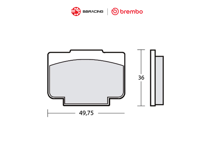 Bố Thắng Brembo Racing H38 XB4S520
