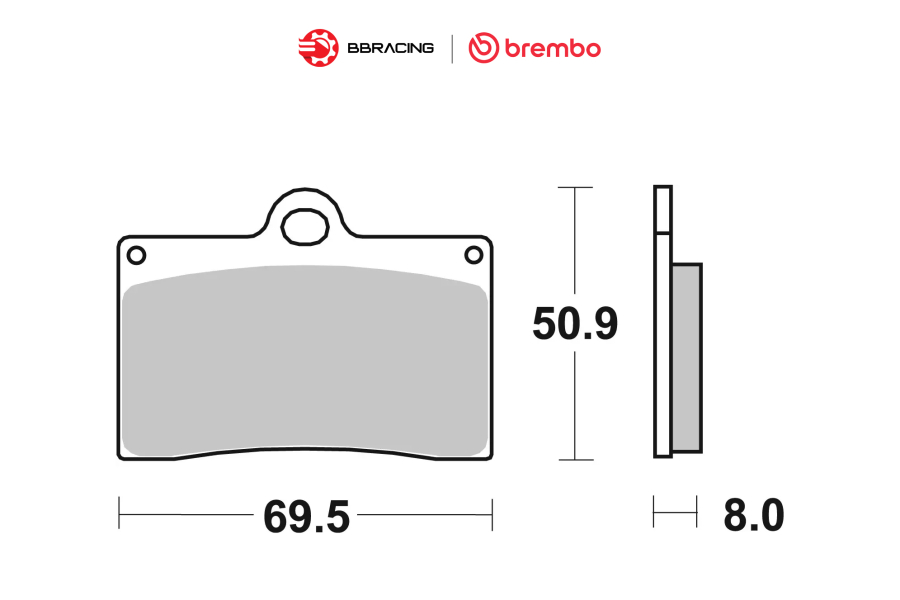 Bố Thắng Brembo Heo P4 30/34 - Carbon Ceramic