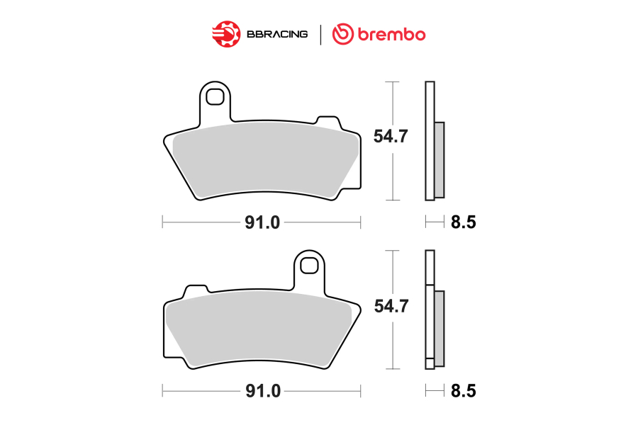 Bố Thắng Brembo 07BB41SP