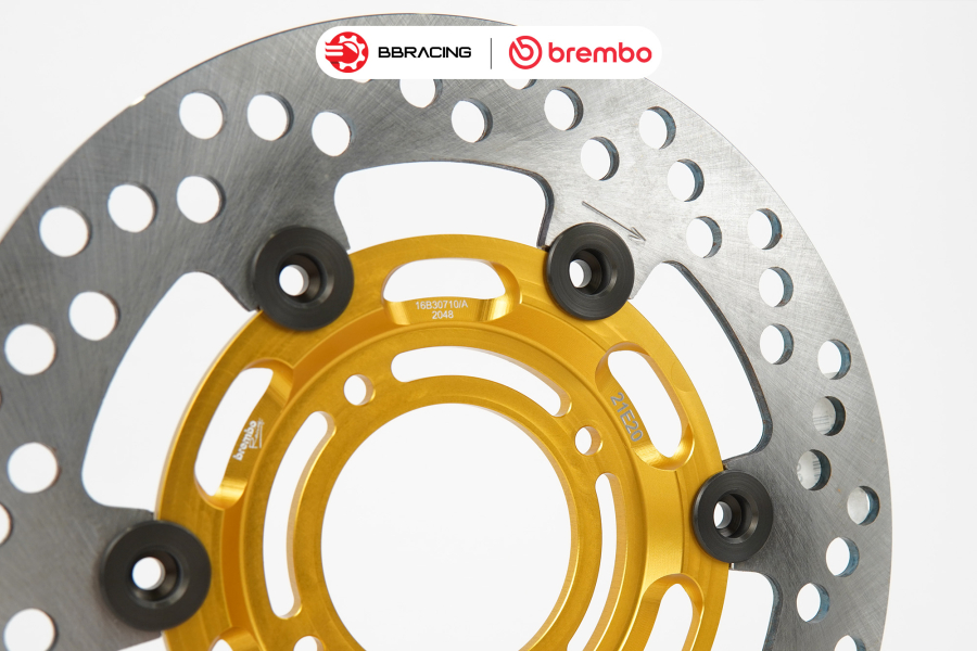 Đĩa Thắng Brembo Racing Khoen Đen 218mm