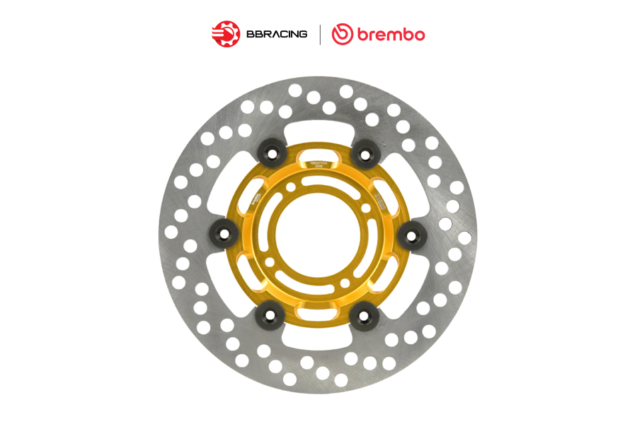 Đĩa Thắng Brembo Racing Khoen Đen 218mm