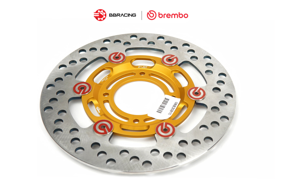 Đĩa Thắng Brembo Racing Khoen Đỏ 218mm