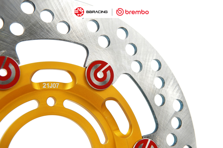 Đĩa Thắng Brembo Racing Khoen Đỏ 218mm