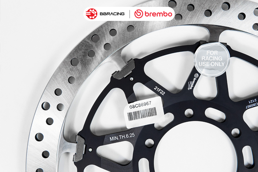 Đĩa Thắng Brembo Pistabassa BMW S1000 RR (Mâm 7) 2019-23 Trước 320mm