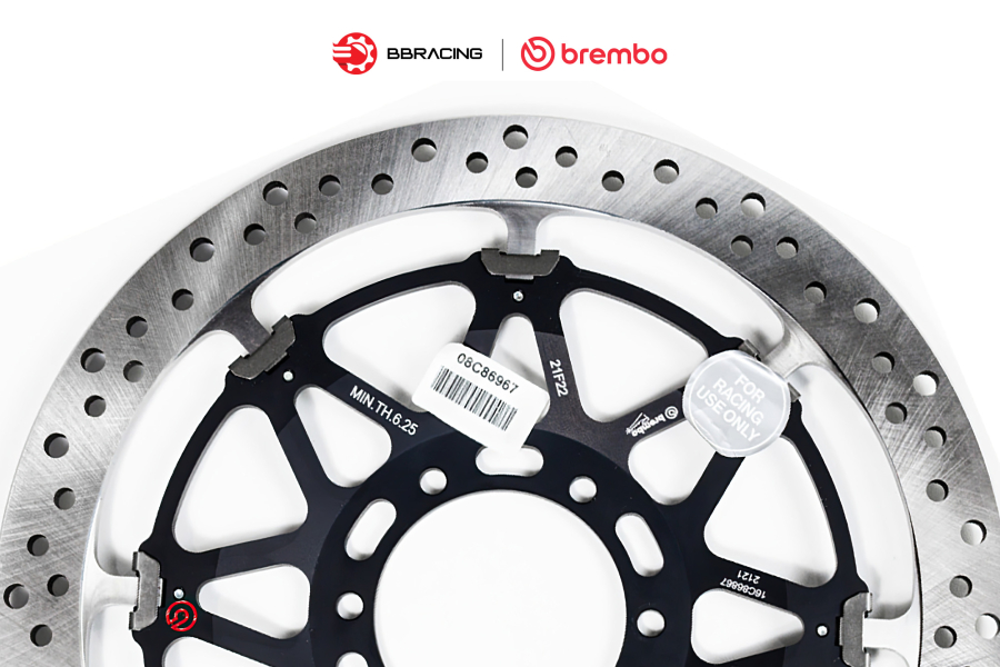 Đĩa Thắng Brembo Pistabassa BMW S1000 RR (Mâm 7) 2019-23 Trước 320mm