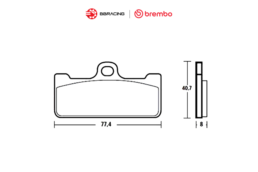Bố Thắng Brembo Racing Z04 P4 32/36