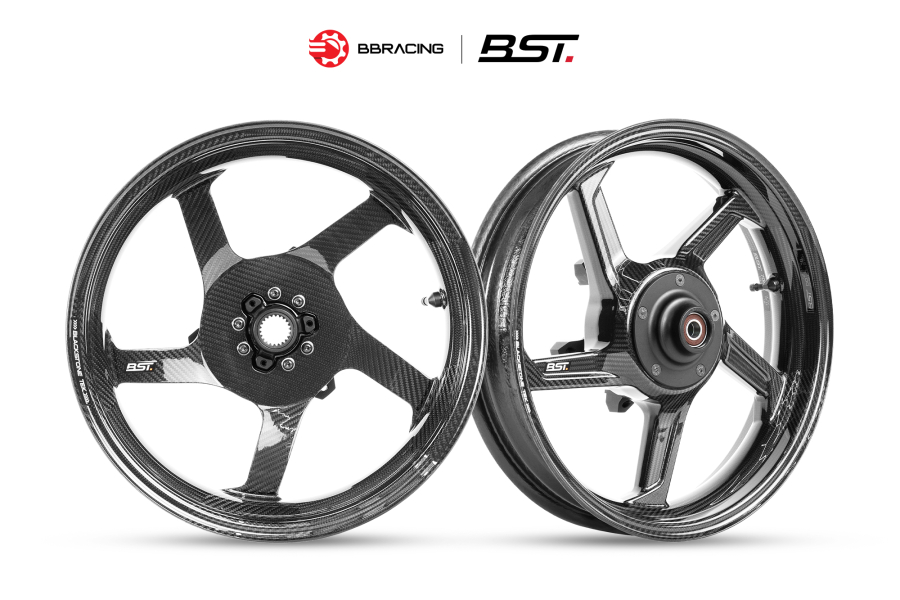 Mâm BST Star Tek Yamaha X Max 300 - Đen Bóng