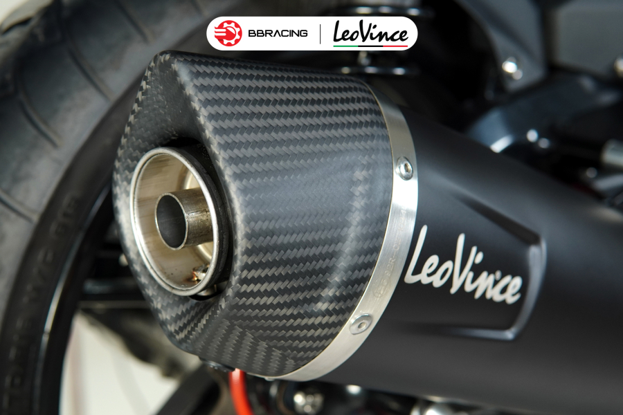 LeoVince Honda SH 350i - Slip On LV One Nero