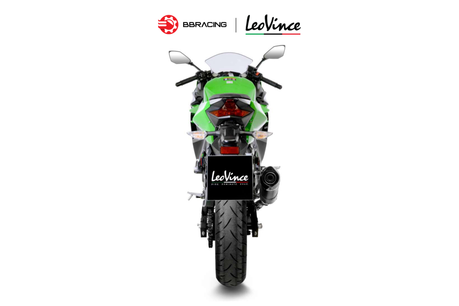 LeoVince Kawasaki Ninja 400 - Slip On One Evo