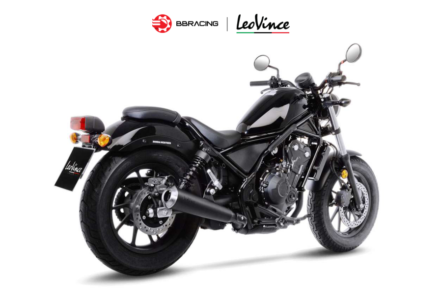 LeoVince Honda Rebel 500 2017-24 - Slip On Classic Racer