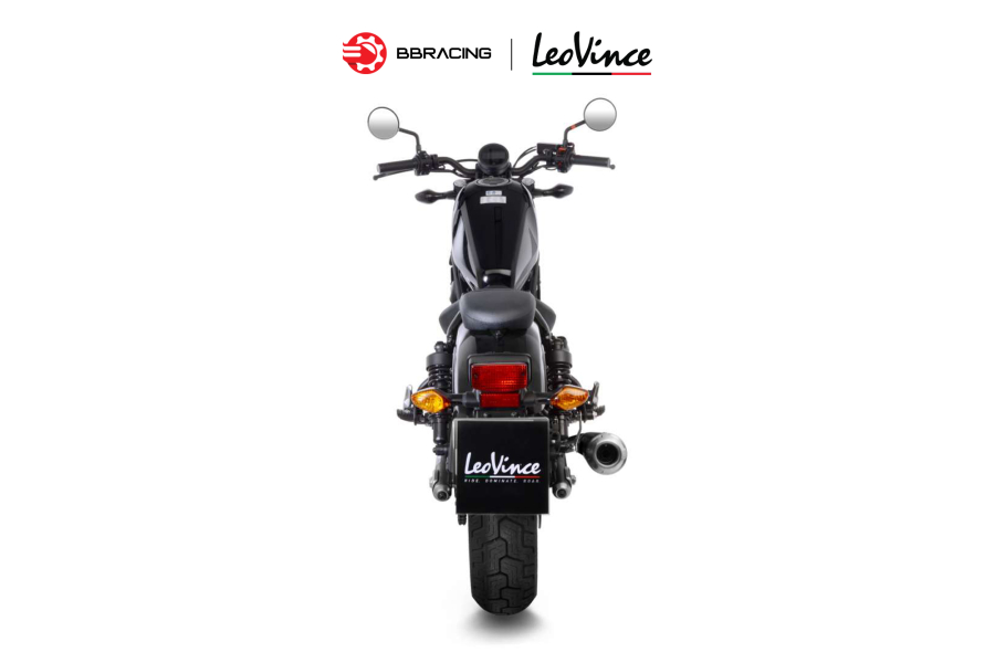 LeoVince Honda Rebel 500 2017-24 - Slip On Classic Racer