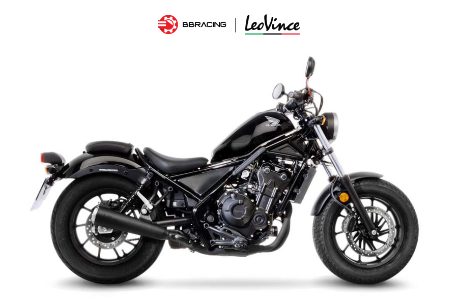 LeoVince Honda Rebel 500 2017-24 - Slip On Classic Racer