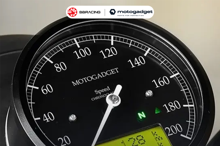 Đồng Hồ Motogadget Chronoclassic Green LCD 