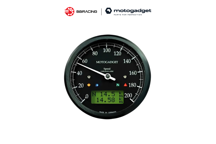 Đồng Hồ Motogadget Chronoclassic Green LCD 