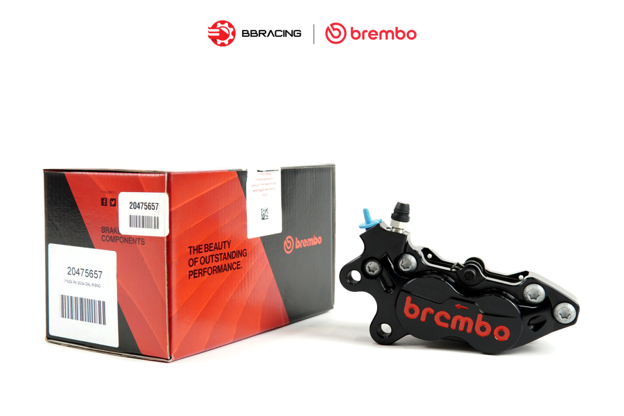 Heo Thắng Brembo Billet P4 30/34 Đen Trái 