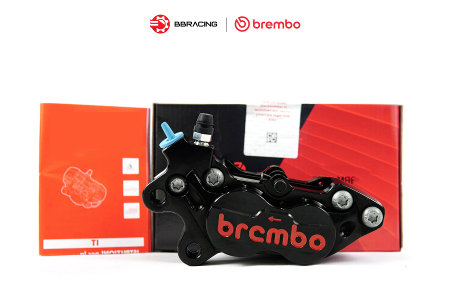 Heo Thắng Brembo Billet P4 30/34 Đen Trái 