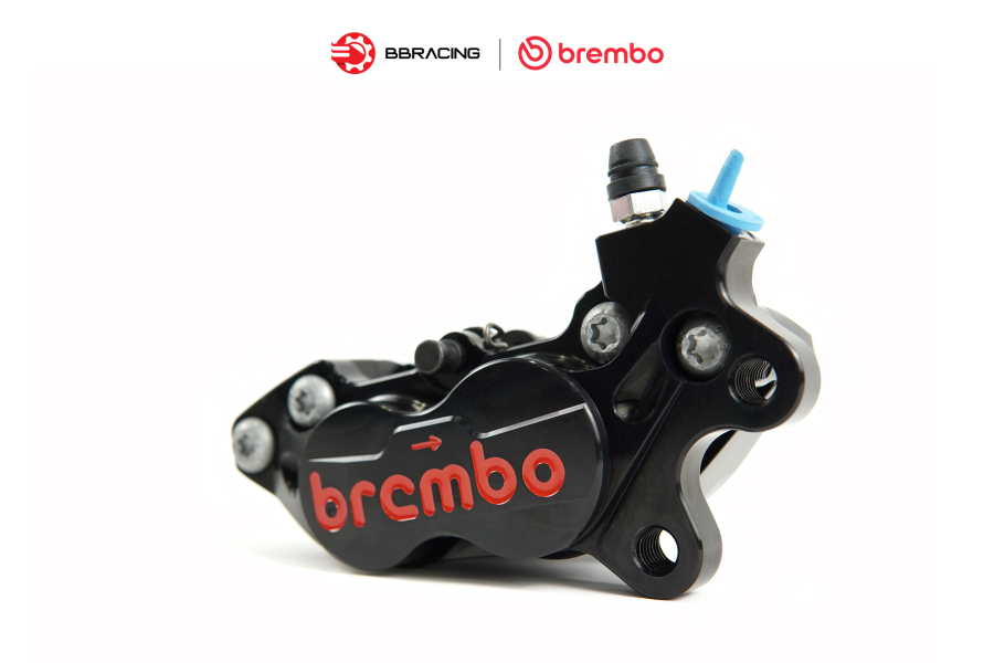 Heo Thắng Brembo Billet P4 30/34 Đen Phải