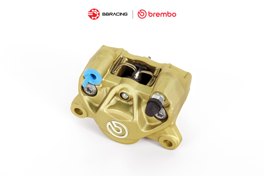 Heo Thắng Brembo P2.34 Vàng Logo Trắng