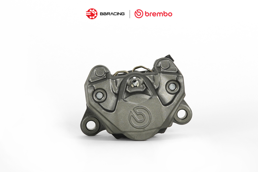 Heo Thắng Brembo P2.34 Xám Logo Đỏ
