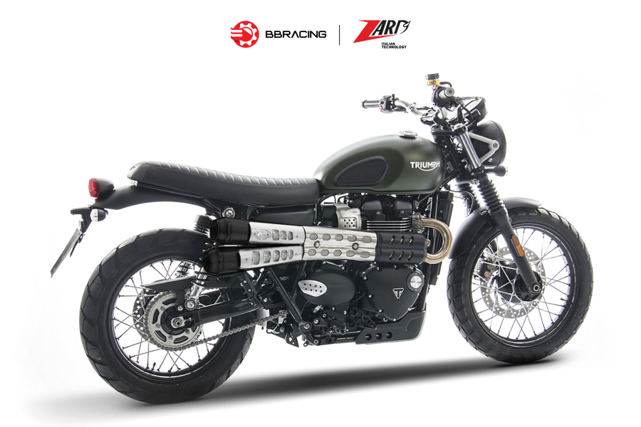 Zard Triumph Scrambler 900 - Slip On N.2 Black Coating