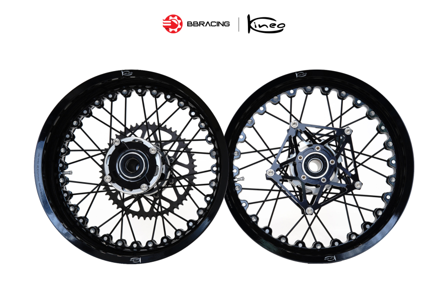 Mâm Kineo Triumph Trident 660 - Đen & Bạc
