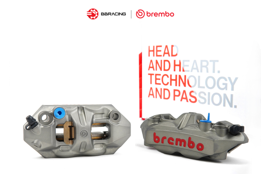 Heo Thắng Brembo M4 108mm Xám