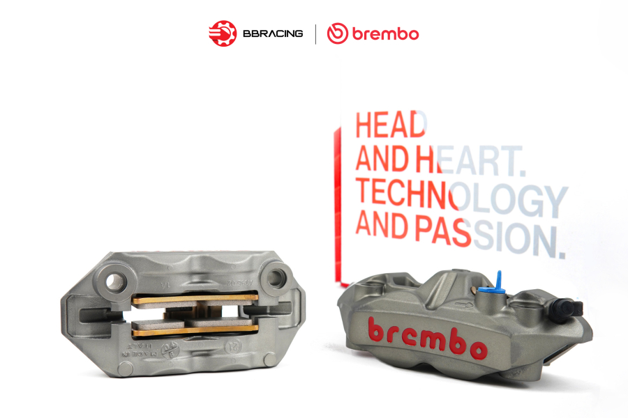 Heo Thắng Brembo M4 108mm Xám