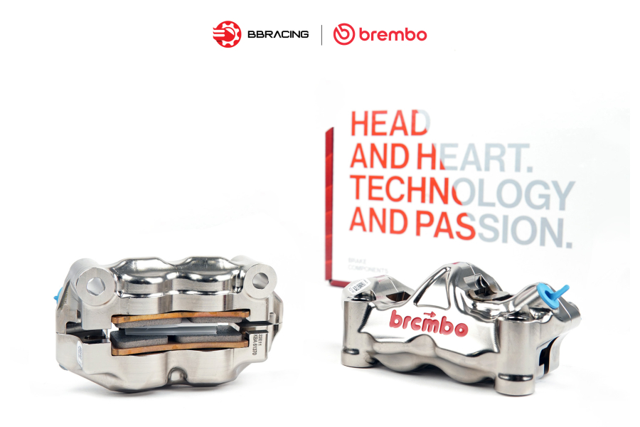 Heo Thắng Brembo GP4-RX 100mm Nickel Phải