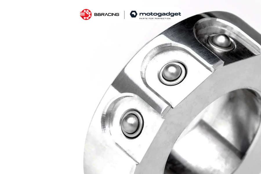Công Tắc Motogadget Mini 3 Nút - Bạc
