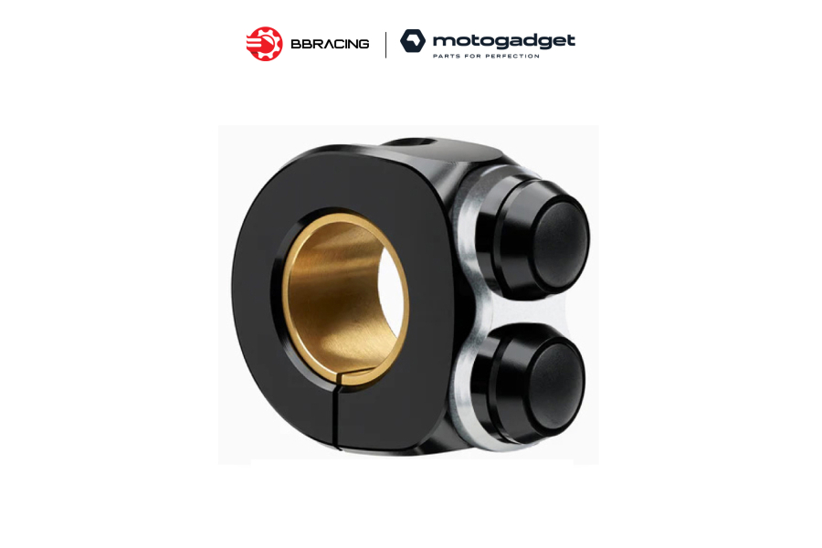 Công Tắc Motogadget Mo.Switch Basic 2 Nút Bạc