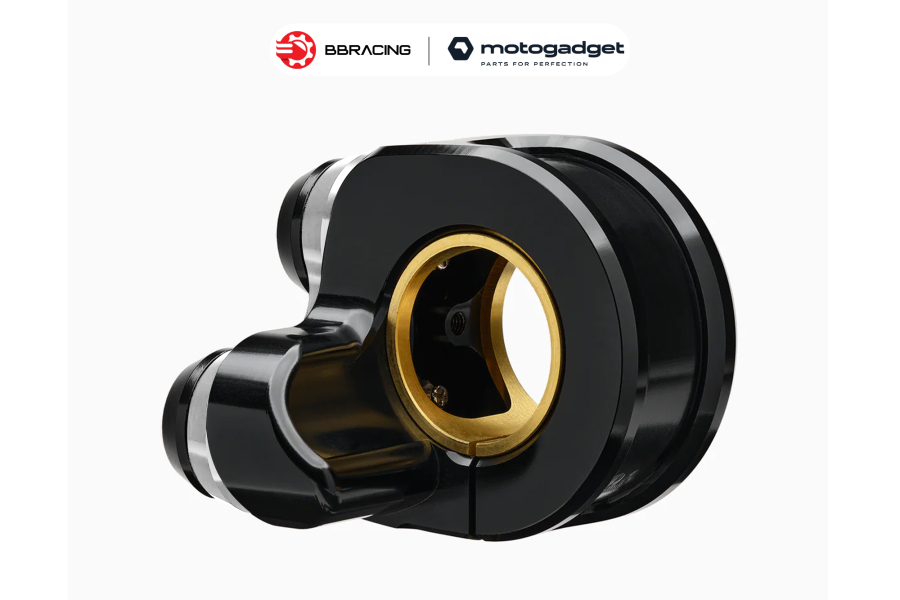 Công Tắc Motogadget Mo.Switch Basic 3 Nút Bạc - Trái