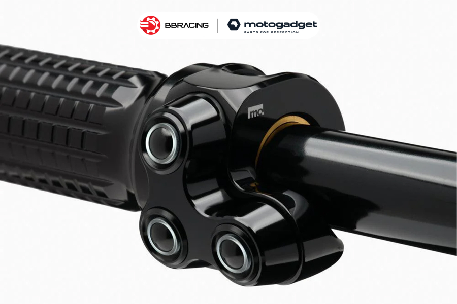 Công Tắc Motogadget LED 3 Nút Bên Trái - Đen