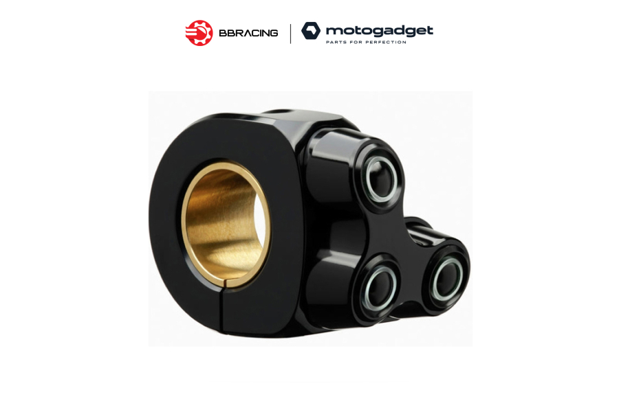 Công Tắc Motogadget LED 3 Nút Bên Trái - Đen