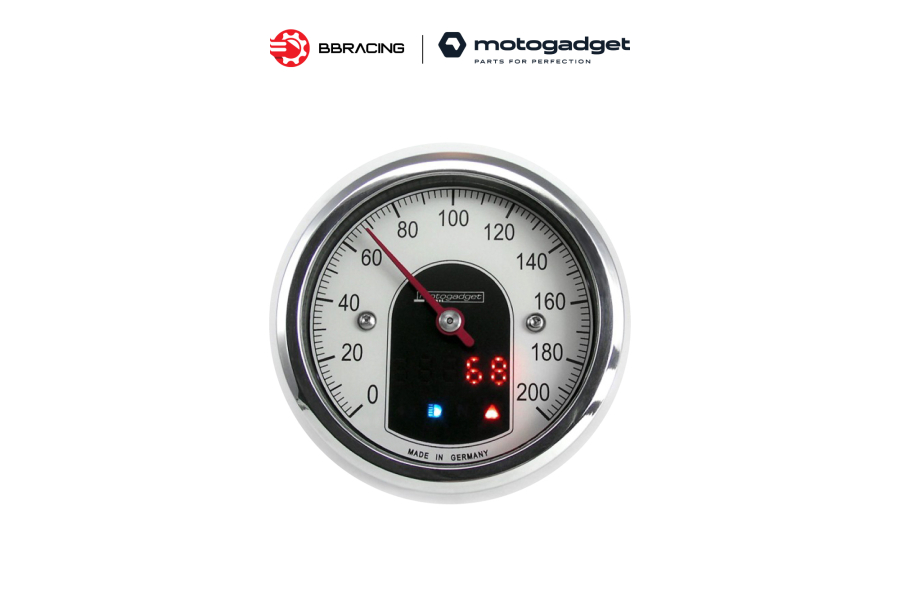 Đồng Hồ Motogadget Motoscope Tiny Viền Chrome