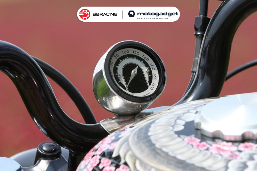 Đồng Hồ Motogadget Speedster Viền Đen