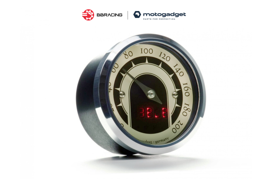 Đồng Hồ Motogadget Speedster Viền Chrome