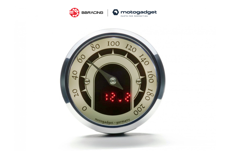 Đồng Hồ Motogadget Speedster Viền Chrome