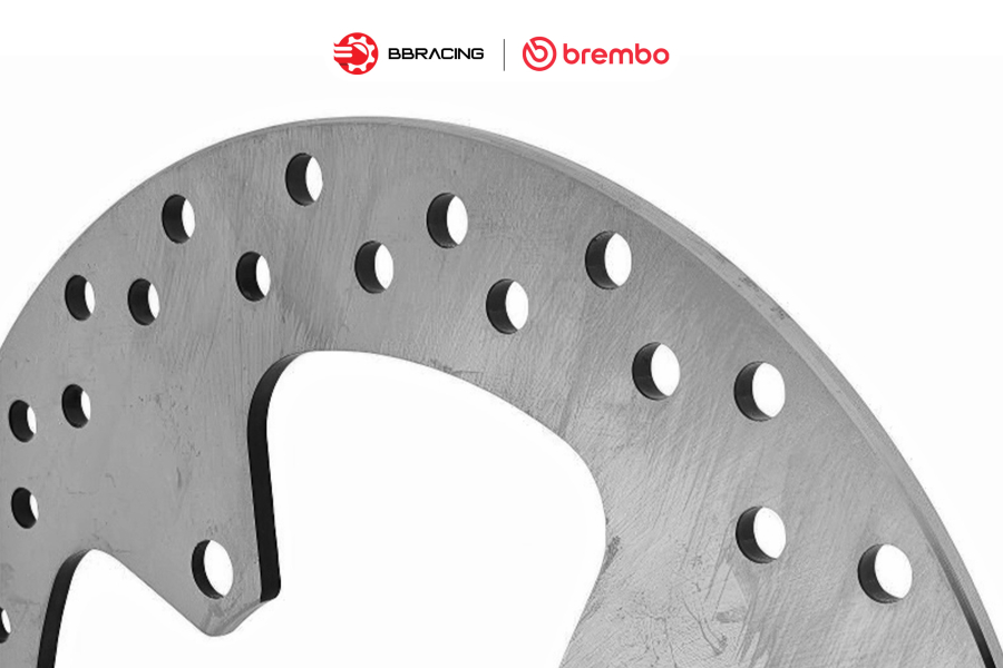 Đĩa Thắng Brembo Serie Oro Triumph Bonneville T100 2008-15 Sau 255mm