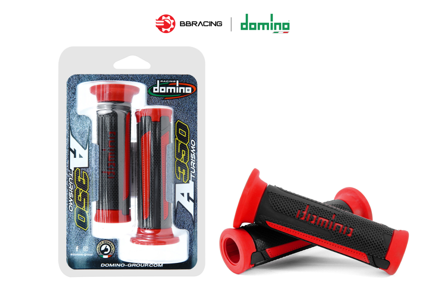 Bao Tay Domino A350 - Xám Than Đỏ