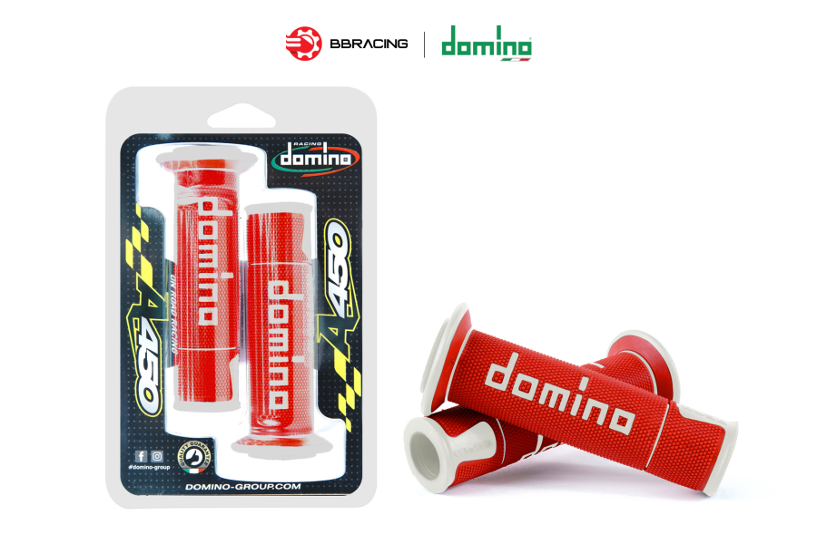 Bao Tay Domino A450 Đỏ Trắng