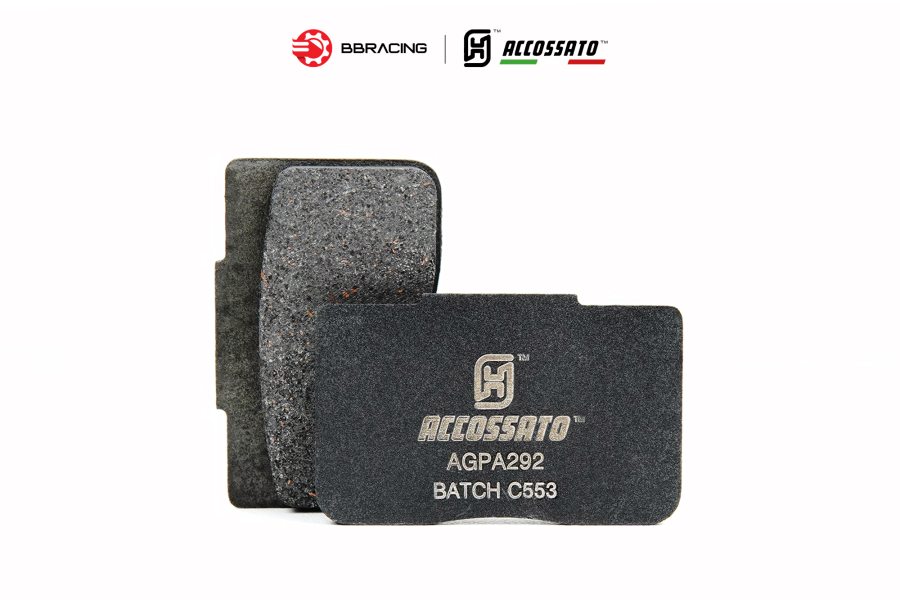 Bố thắng Accossato XA6H530, X206101, XB4S520 - Đĩa 24mm