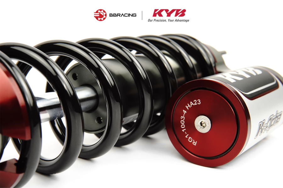 Phuộc Sau Honda Lead 125 - KYB Alpha Đen