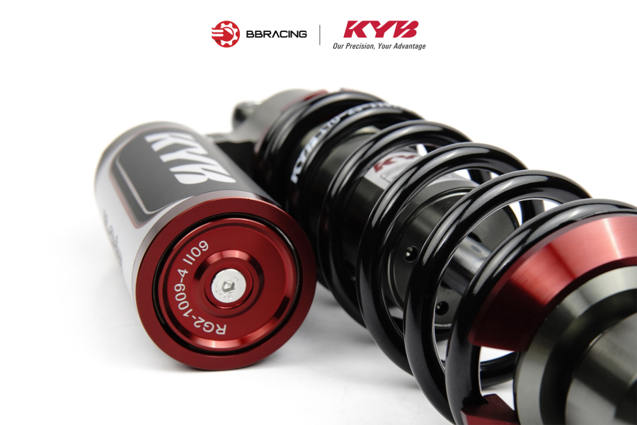 Phuộc Sau Honda Airblade 160 - KYB Alpha Đen