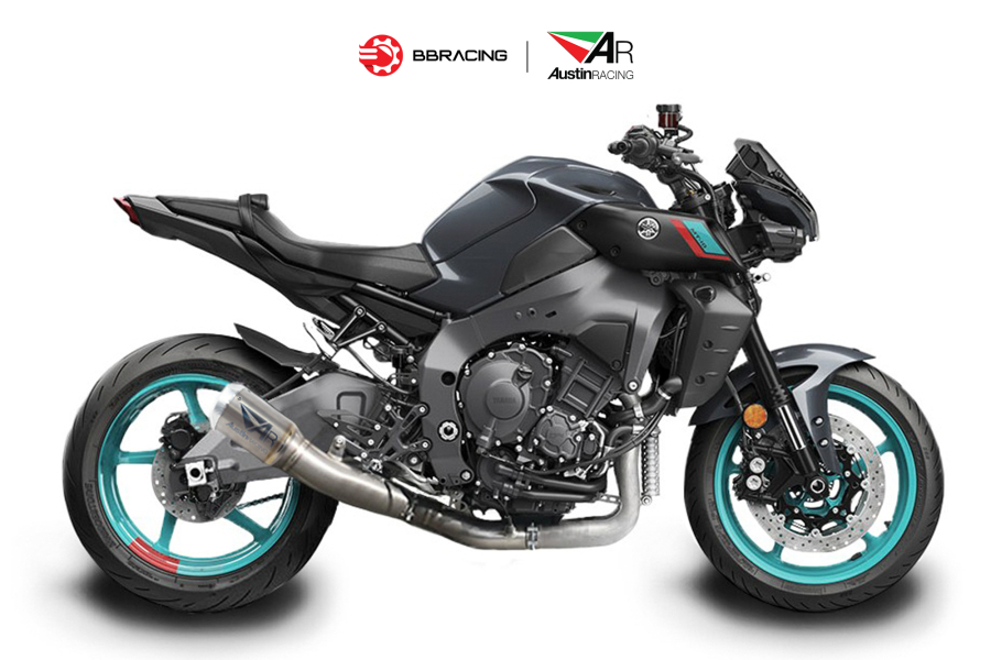 Austin Racing Yamaha MT-10 2020-22 - Decat GP1R Tem Màu