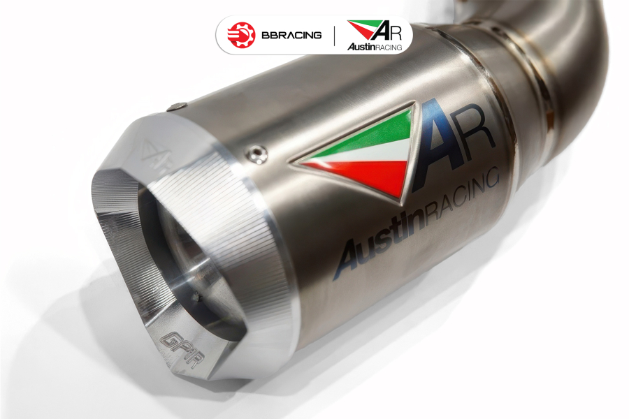 Austin Racing BMW S1000 RR 2015-16 - Slip On GP1R Tem Màu