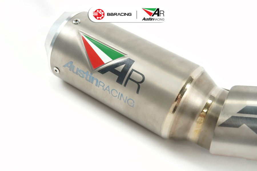 Austin Racing BMW S1000 RR 2019-23 - Slip On GP1RS Tem Màu