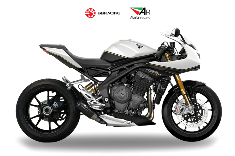 Austin Racing Triumph Speed Triple RR 2021-22 - Slip On GP1R Tem Màu