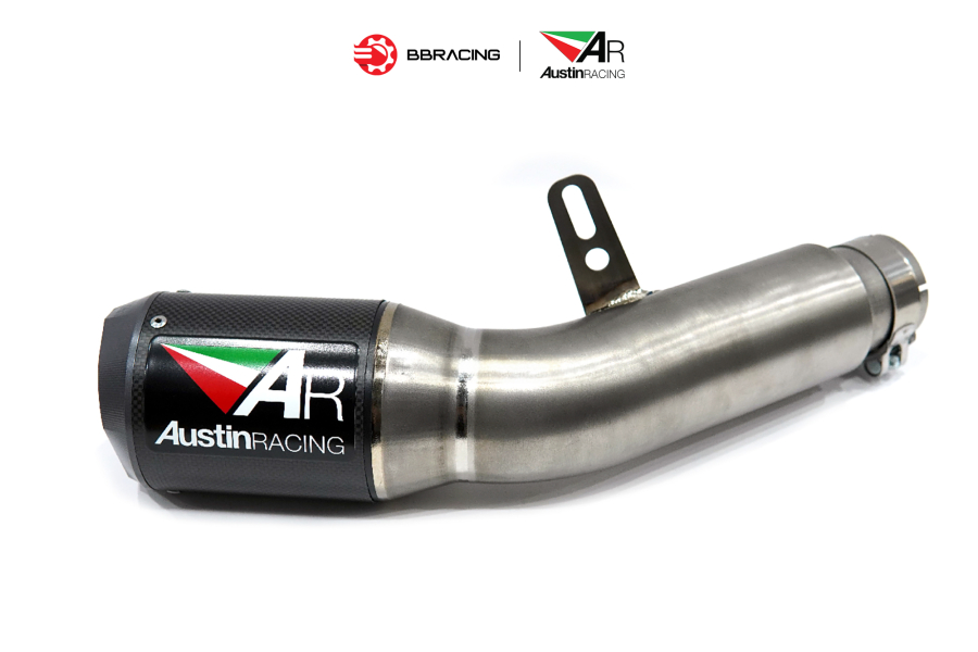 Austin Racing Universal - Slip On GP1R Carbon Tem Dán